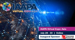 Inaugural sponsor of the first ever IAAPA Virtual Expo: Asia is Premier Rides