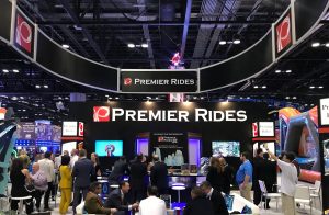 Premier Rides' booth at the IAAPA Expo